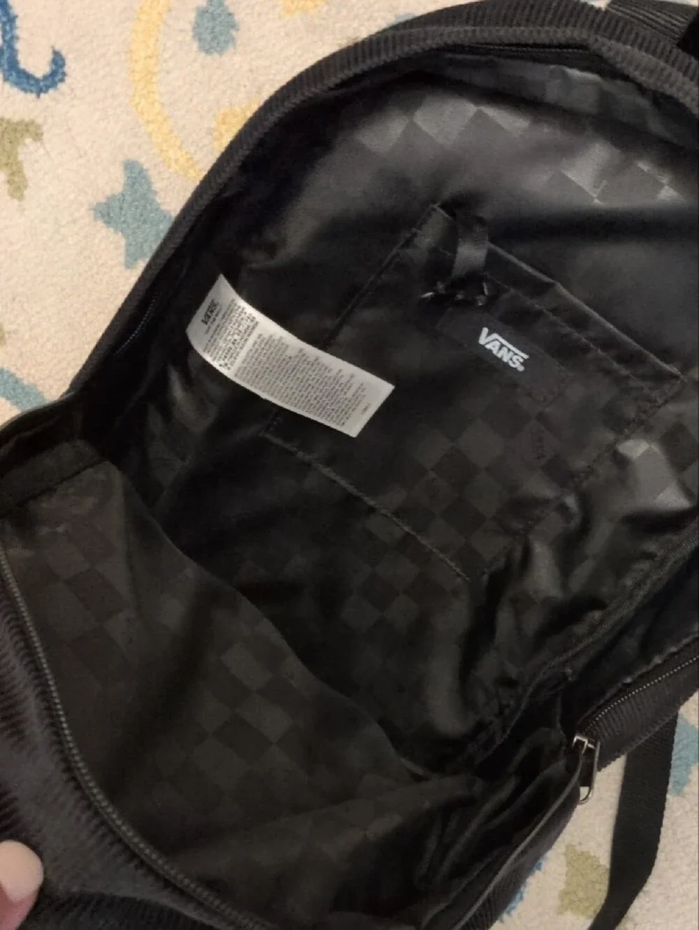 NWT Vans Old Skool Mini Backpack Black Corduroy